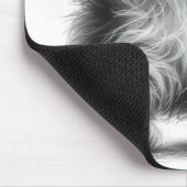 Kitten schets op wit muismat (Hoek)