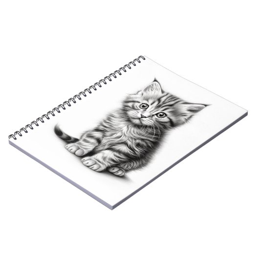 Kitten Sketch Notitieboek (Linkerzijde)