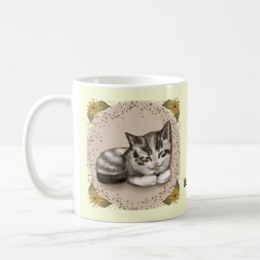 Kitten Slapende mok (Links)