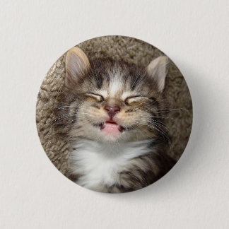 Kitten Smile Ronde Button 5,7 Cm