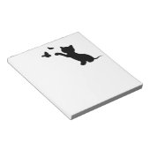 KITTEN SPELEN MET BUTTERFLIES NOTITIEBLOK (Schuin)