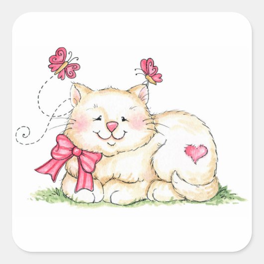 Kitten - Stickers (Voorkant)