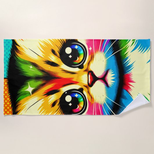 Kitten Strandlaken (Voorkant)