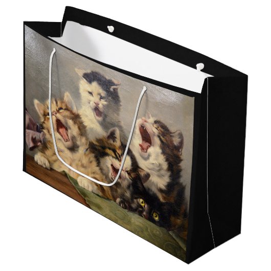 Kitten Symfonie door Julius Adam II Groot Cadeauzakje (Voorkant Gekanteld)