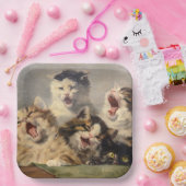 Kitten Symfonie door Julius Adam II Papieren Bordje (Feest)