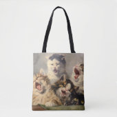Kitten Symfonie door Julius Adam II Tote Bag (Voorkant)