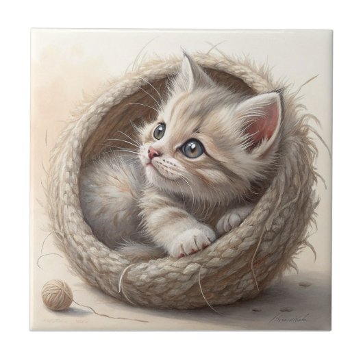 Kitten Tegeltje (Voorkant)
