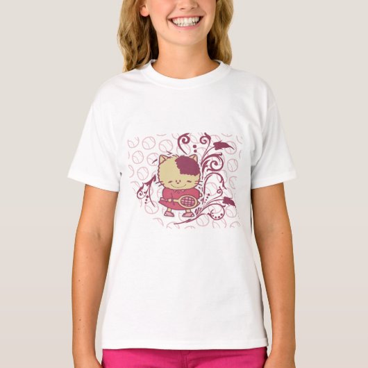 Kitten Tennis Tshirts en Gifts (Voorkant)