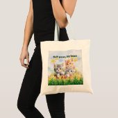 Kitten Thema Kleine Canvas tas (Voorkant (product))