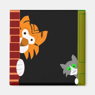 Kitten & Tijger Tales Magneet