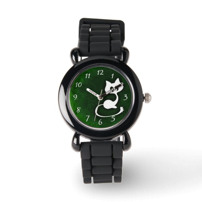 Kitten trekking horloge (Voorkant)