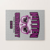 Kitten University - Paars Legpuzzel (Horizontaal)