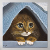 Kitten verbergen - Fine Art Print (Voorkant)