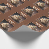 Kitten verjaardagstaart - cadeaupapier (Hoek)