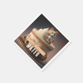 Kitten verjaardagstaart - Feest Servet (Hoek)