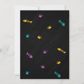 Kitten verjaardagsuitnodiging Kat uitnodiging (Achterkant)