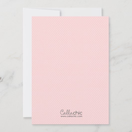 Kitten Verjaardagsuitnodiging (Schattigee Kitty Ca Kaart (Achterkant)