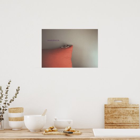 Kitten voor vrede poster (Keuken)