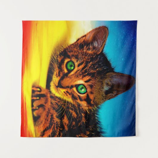 Kitten Wandkleed (Voorkant (horizontaal))