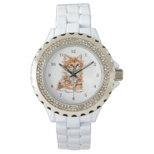 Kitten Watch Gift Sweet Baby Cat Horloge