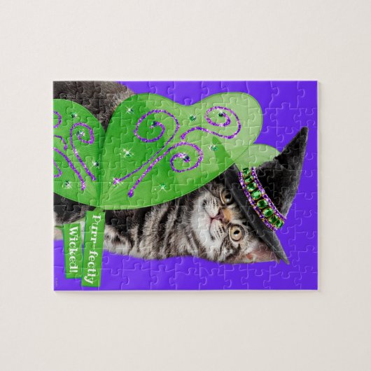 Kitten Witch Fairy Legpuzzel (Horizontaal)