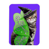 Kitten Witch Fairy Magneet (Verticaal)