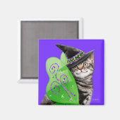 Kitten Witch Fairy Magneet (Voorkant / Achterkant)