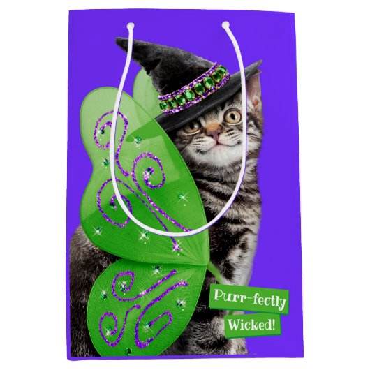 Kitten Witch Fairy Medium Cadeauzakje (Voorkant)