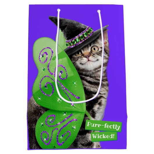 Kitten Witch Fairy Medium Cadeauzakje (Achterkant)