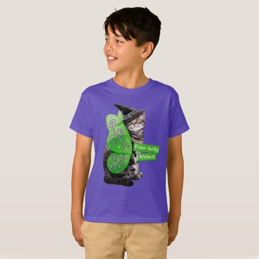 Kitten Witch Fairy T-shirt (Voorkant volledig)