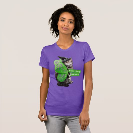 Kitten Witch Fairy T-shirt (Voorkant volledig)