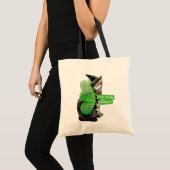 Kitten Witch Fairy Tote Bag (Voorkant (product))