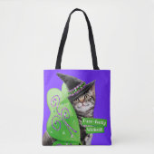 Kitten Witch Fairy Tote Bag (Voorkant)