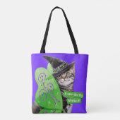 Kitten Witch Fairy Tote Bag (Achterkant)