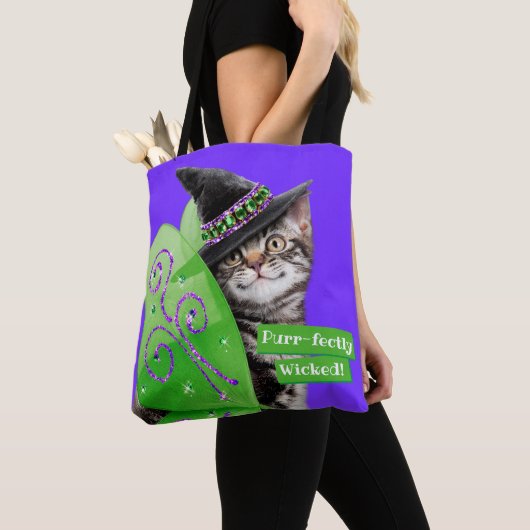 Kitten Witch Fairy Tote Bag (Dichtbij)