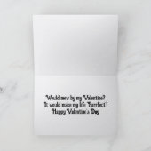 Kitten With Roses And Hearts Holiday Card Feestdagen Kaart (Binnen)