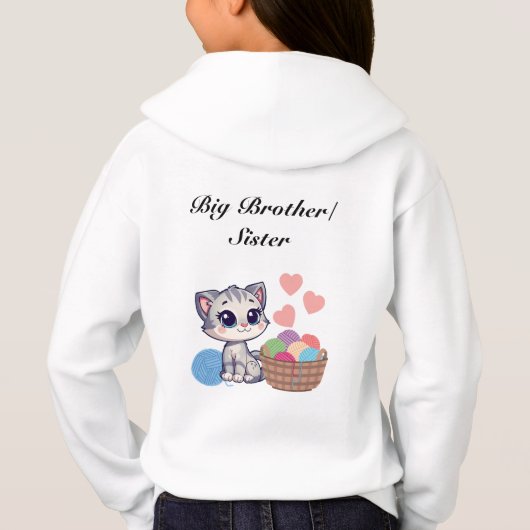  Kitten & Yarn Big Brother Sister Top (Achterkant)