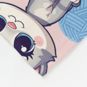 Kitten & Yarn Vliesdeken Fleece Deken (Hoek)