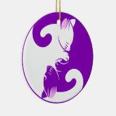 Kitten Yin Yang ornament (Rechts)