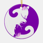 Kitten Yin Yang ornament (Voorkant)