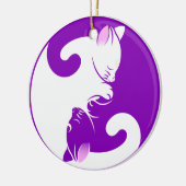 Kitten Yin Yang ornament (Links)
