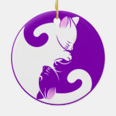 Kitten Yin Yang ornament (Achterkant)