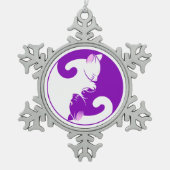 Kitten Yin Yang Pewter ornament (Voorkant)