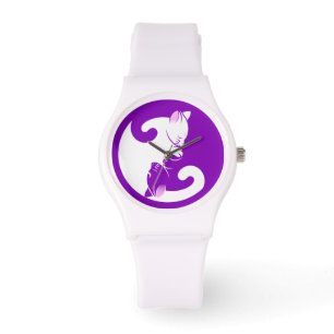 Kitten Yin Yang Watch Horloge
