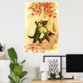 kittenbruid en groom poster (Thuiskantoor)