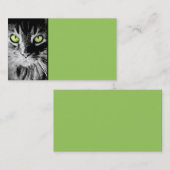 kittenkaart sjabloon foto visitekaartje (Voorkant / Achterkant)