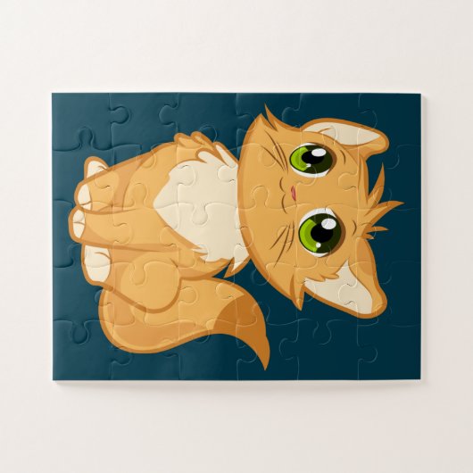 kittenpuzzel legpuzzel (Horizontaal)