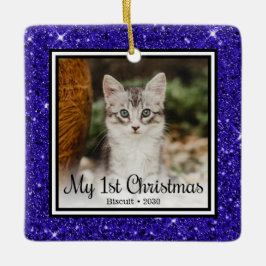 Kittens 1e Kerstmis Keramisch Ornament