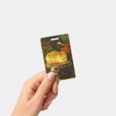 Kittens aan het spelen badge (Handheld)