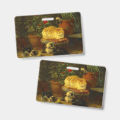 Kittens aan het Spelen Badge (Voor- en achterkant)